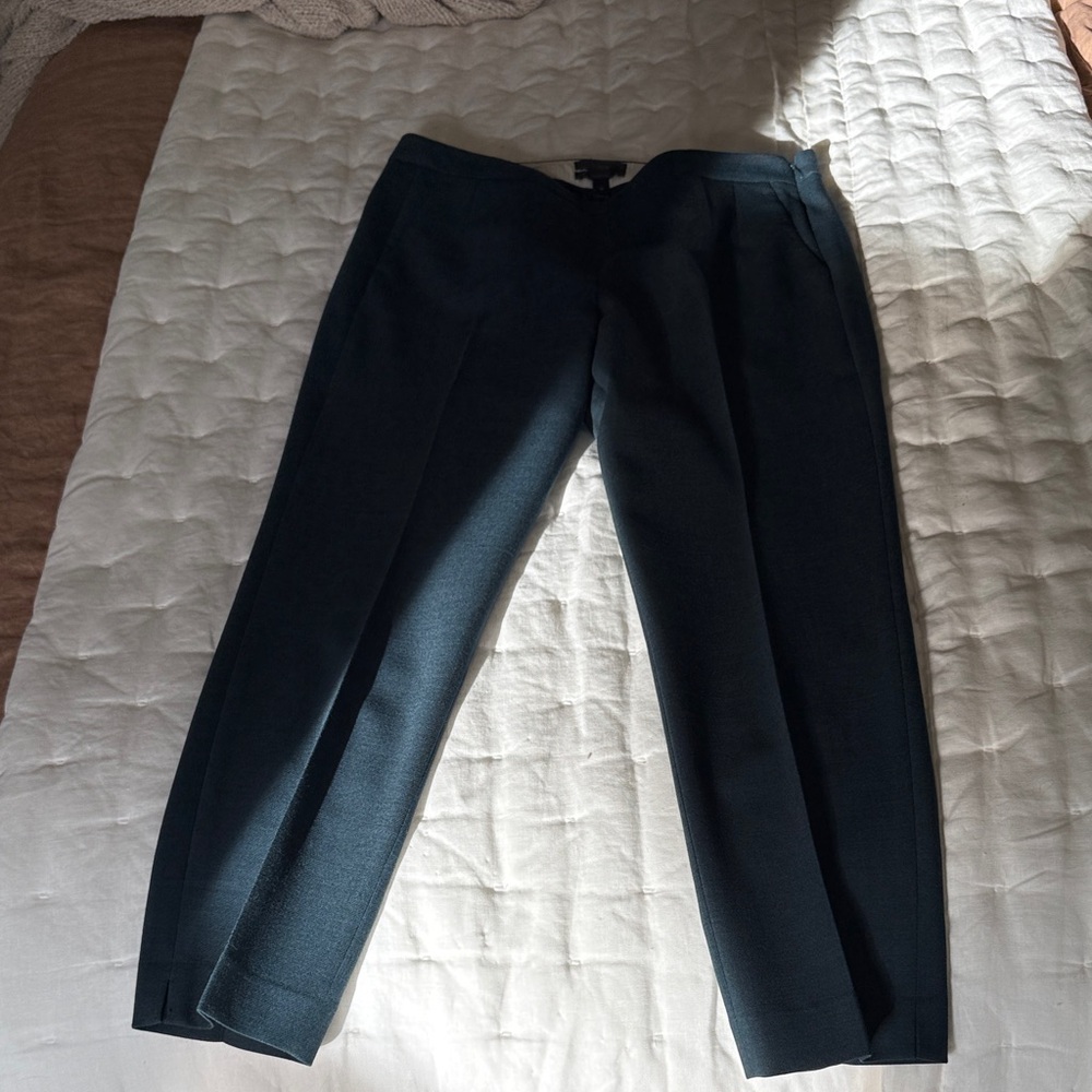 J. Crew women Martie Dress Pants in Deep Teal, Sz 10. Great condition.
